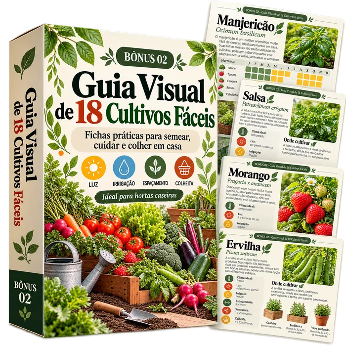 Bônus 02 - Guia Visual de 18 Cultivos Fáceis