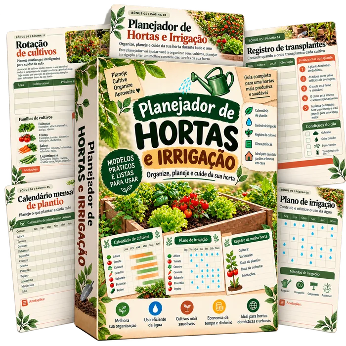 Bônus 05 - Planejador de Hortas e Irrigação