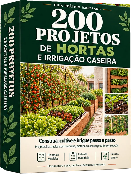 200 Projetos de Hortas e Irrigação Caseira